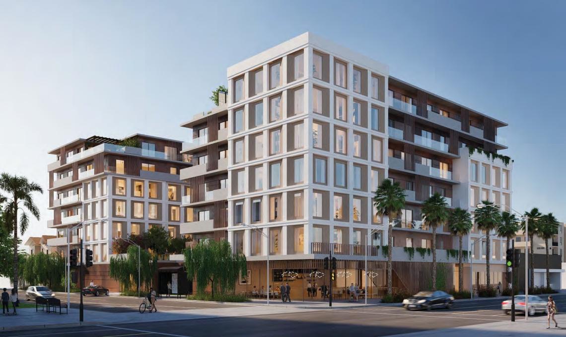 250 apartments topped out at Washington & Motor | Urbanize LA